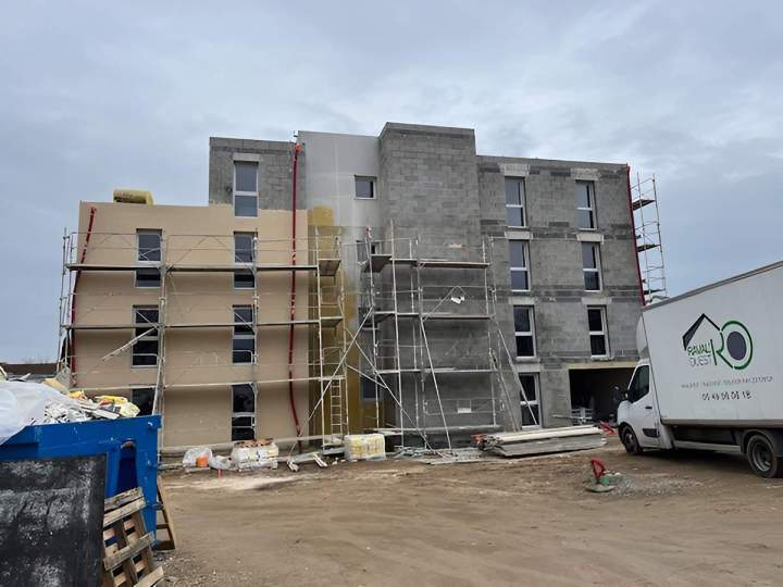 Travaux de ravalement façade Loudun